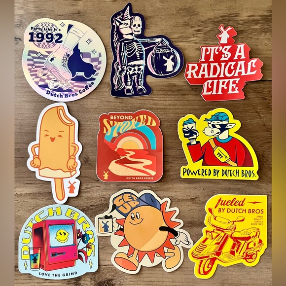 Dutch Bros Other 2 Dutch Bros Stickers Pick Two 2 Poshmark